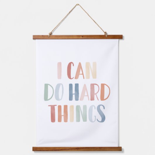 Ik kan harde dingen doen, zenuwcel.. hangend wandkleed (Voorkant)