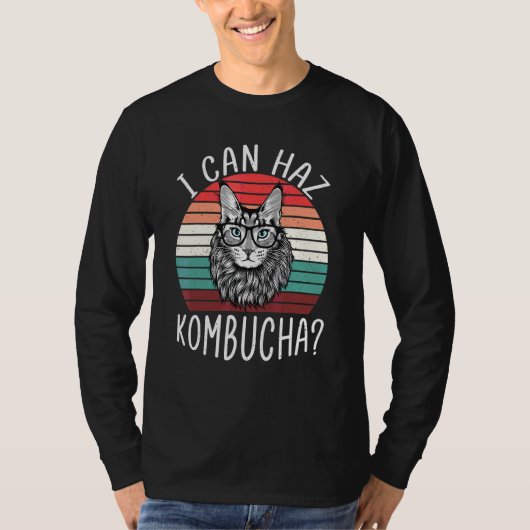 Ik kan Haz Kombucha Drink T T-shirt (Voorkant)