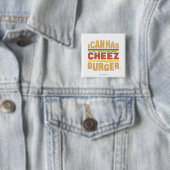 Ik kan heb Cheezburger Vierkante Button 5,1 Cm (In situ)
