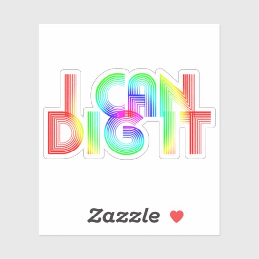 Ik kan hem dig maken sticker (Vel)