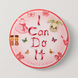 Ik kan het 3-inch badge doen ronde button 7,6 cm