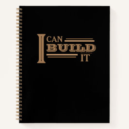 Ik Kan Het Bouwen 8.5" x 11" Planner/ Notitieboek
