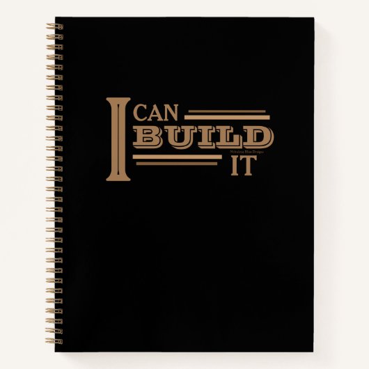 Ik Kan Het Bouwen 8.5" x 11" Planner/ Notitieboek (Voorkant)