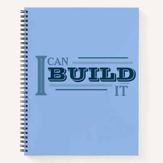 Ik Kan Het Bouwen (Blauw) Planner/ Notitieboek (Voorkant)