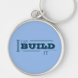 Ik Kan Het Bouwen (Blauw) Sleutelhanger