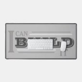 Ik Kan Het Bouwen Bureaumat (Grijs) (Keyboard & Muis)