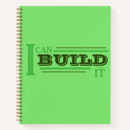 Ik Kan Het Bouwen (Groen) Planner/ Notitieboek