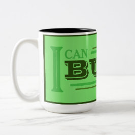 Ik Kan Het Bouwen Koffiemok (Groen) Tweekleurige Koffiemok