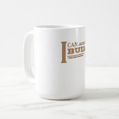 Ik Kan Het Bouwen Koffiemok (Wit) (Voorkant links)