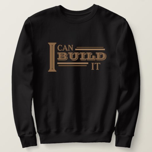 Ik Kan Het Bouwen T-shirt (Design voorkant)