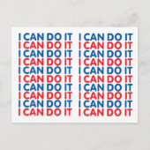 Ik kan het Briefkaart doen (Voorkant)