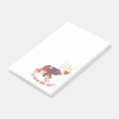 Ik kan het doen en Baby elefante notities Post-it® Notes (Schuin)