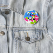 Ik kan het doen. ronde button 5,7 cm (In situ)
