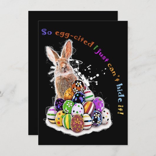 Ik kan het dus niet verbergen. notitiekaartje (Voorkant / Achterkant)