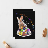 Ik kan het dus niet verbergen. notitiekaartje (Voorkant / Achterkant in situ)