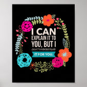 Ik kan het je uitleggen, maar ik kan het niet begr poster (Voorkant)