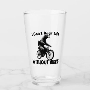 Ik kan het leven niet Beren zonder fietsen Glas