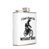 Ik kan het leven niet Beren zonder fietsen Heupfles (Rechts)