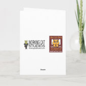 Ik kan het licht zien feestdagen kaart (Achterkant)