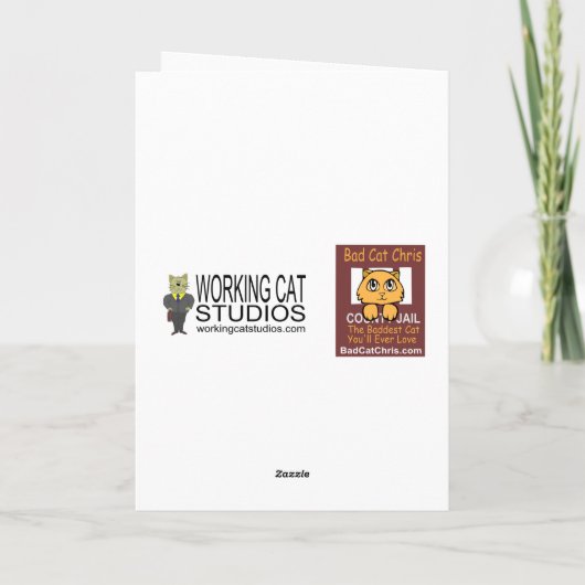 Ik kan het licht zien feestdagen kaart (Achterkant)