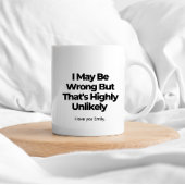 Ik kan het mis hebben, maar dat is zeer onwaarschi koffiemok