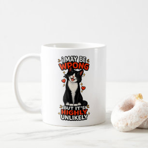 Ik kan het mis hebben, maar het is hoogst onwaarsc koffiemok