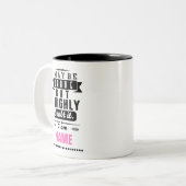 Ik kan het mis hebben, maar ik betwijfel het ten z tweekleurige koffiemok (Voorkant links)