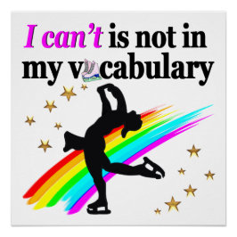 IK KAN HET NIET. HET STAAT NIET IN MIJN WOORDENSCH PERFECT POSTER