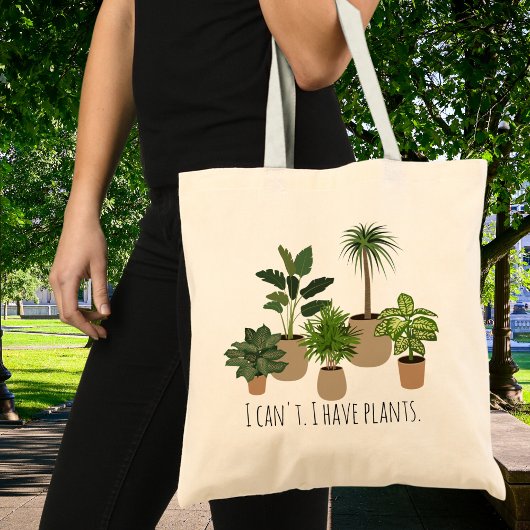 Ik kan het niet, ik heb Planten Funny Planten Love Tote Bag