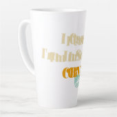 Ik kan het niet, ik zit op de Carna school Latte Mok (Linkerhoek)