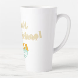 Ik kan het niet, ik zit op de Carna school Latte Mok