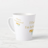 Ik kan het niet, ik zit op de Carna school Latte Mok (Linkerhoek)