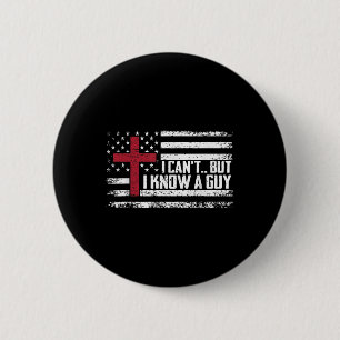 Ik Kan Het Niet Maar Ik Ken Een Kerel T-shirt - Re Ronde Button 5,7 Cm
