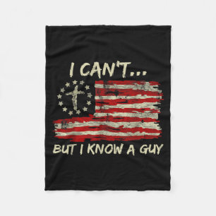 Ik Kan Het Niet Maar Ik Ken Een Kerel Vlag 4 Juli Fleece Deken