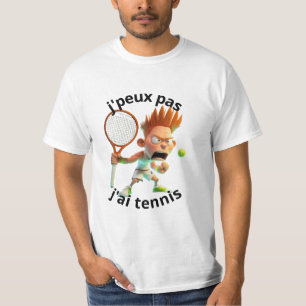 Ik kan het niet tennissen. t-shirt