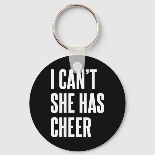 Ik kan het niet Ze heeft cheerleaders Grappige che Sleutelhanger (Voorkant)