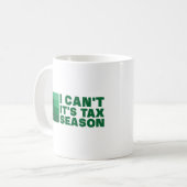 Ik kan het niet zijn... belastingverraad.. grappig koffiemok (Voorkant links)