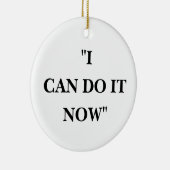 IK KAN HET NU DOEN KERAMISCH ORNAMENT (Rechts)