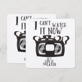 Ik kan het nu niet meer zien - dus ik maak het lat (Voorkant / Achterkant)