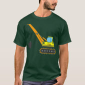Ik kan het ontwerp van de bouwkraanmachinist grave t-shirt (Voorkant)