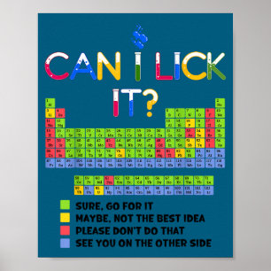 Ik Kan Het Periodiek Systeem Aflikken Poster