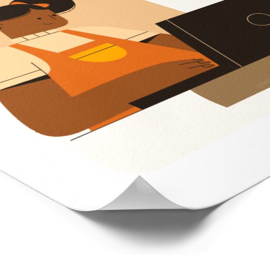 Ik kan het Poster van het onderwijs in Afrika-Amer (Hoek)