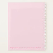 Ik kan het schilderPatroonplanner afschilderen Planner (Achterkant)