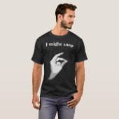 'Ik kan het shirt breken' (Voorkant volledig)