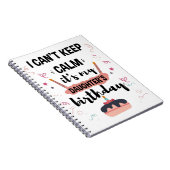 Ik kan het Shirt van mijn aughters 's ochtends hou Notitieboek (Rechterzijde)