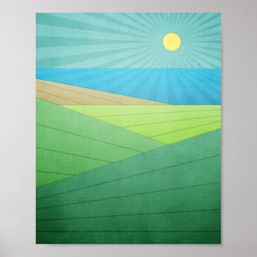 Ik kan het strand zien poster (Voorkant)