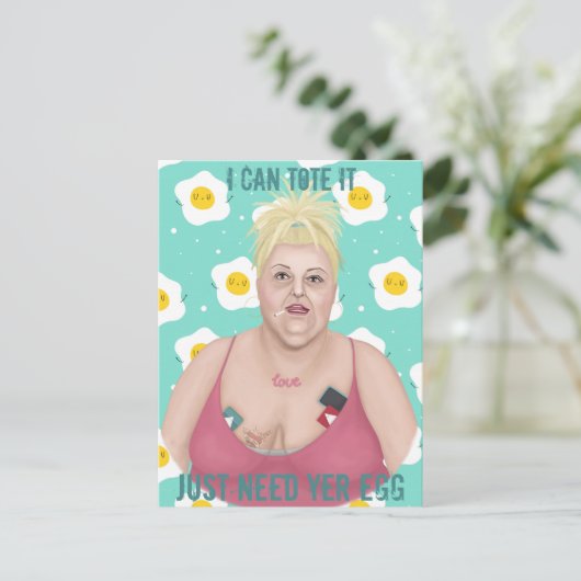 Ik kan het Tassen Briefkaart (Staand voorkant)