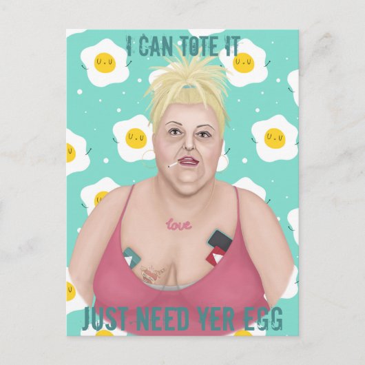 Ik kan het Tassen Briefkaart (Voorkant)