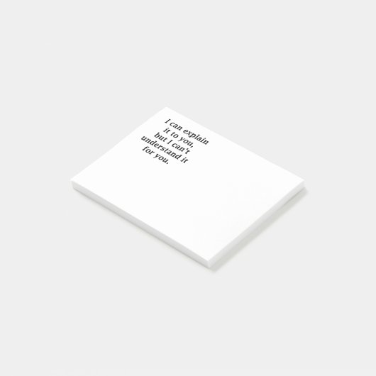 Ik kan het u uitleggen post-it® notes (Schuin)