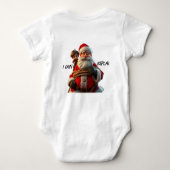 Ik kan het uitleggen, Cartoon Kerstman en kleine j Romper (Achterkant)